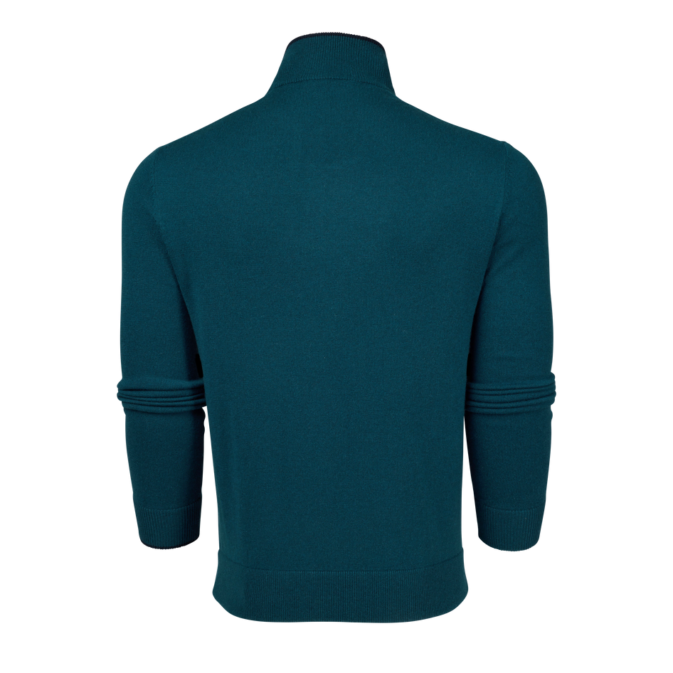 Mens Sebonack Quarter-Zip Sweater - Midweight Cashmere and