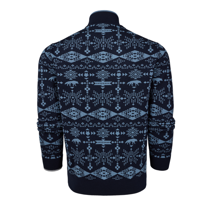 Mens Saratoga Grand Teton Quarter-Zip Sweater - Lightweight Merino Mens Saratoga Grand Teton Quarter-Zip Sweater - Lightweight Merino