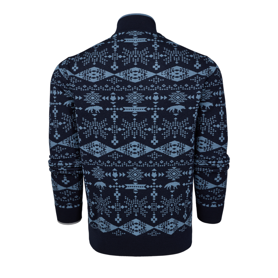 Mens Saratoga Grand Teton Quarter-Zip Sweater - Lightweight Merino Mens Saratoga Grand Teton Quarter-Zip Sweater - Lightweight Merino