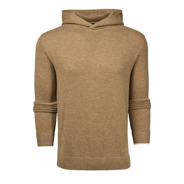 Mens Koko Sweater Hoodie - Premium Wool-Cashmere Hooded Sweater