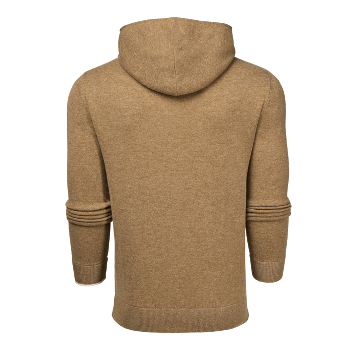Mens Koko Sweater Hoodie - Premium Wool-Cashmere Hooded Sweater