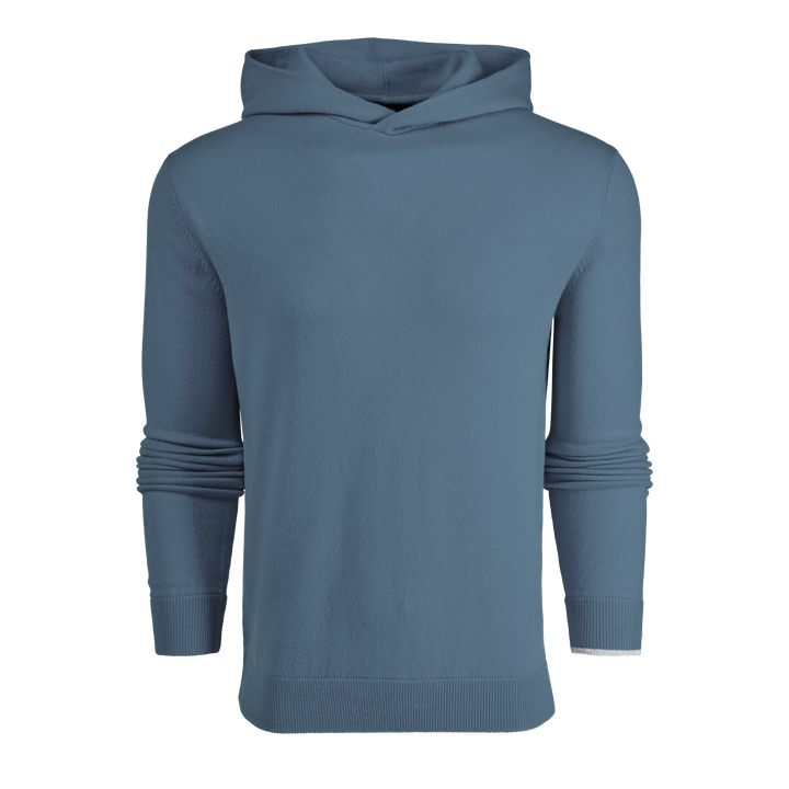 Mens Koko Sweater Hoodie - Premium Wool-Cashmere Hooded Sweater