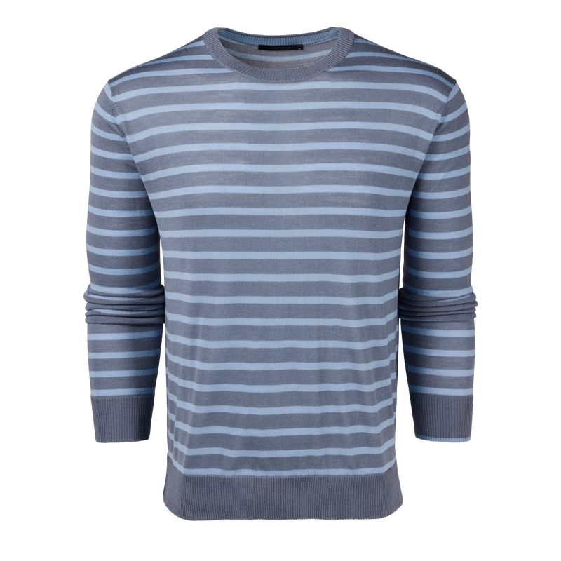 Saratoga Striped Crewneck