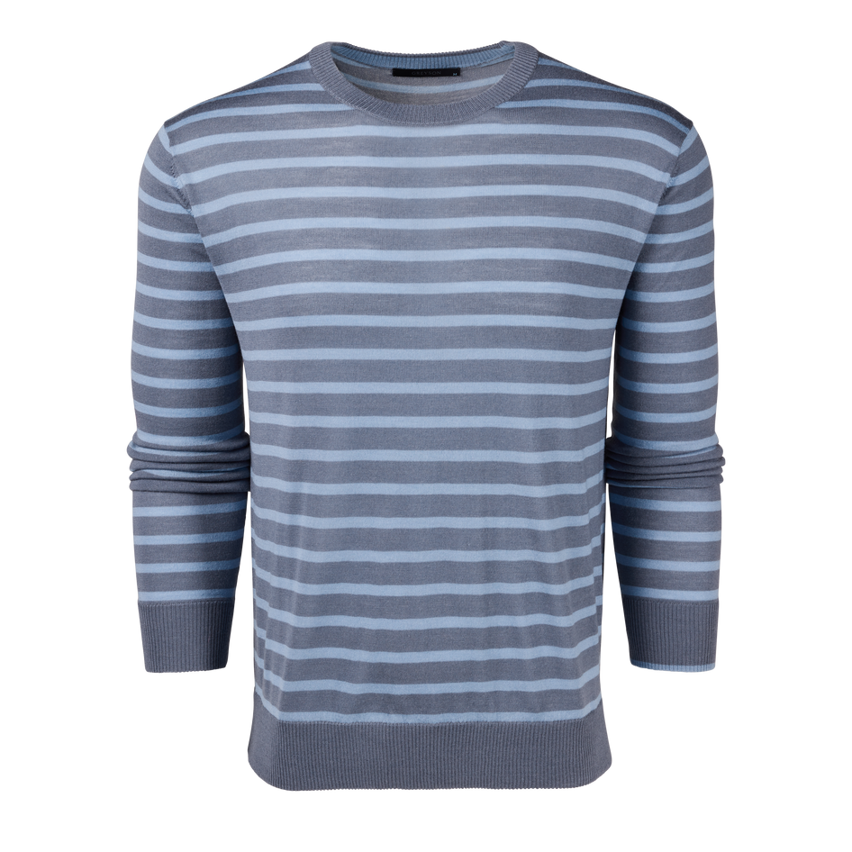 Saratoga Striped Crewneck