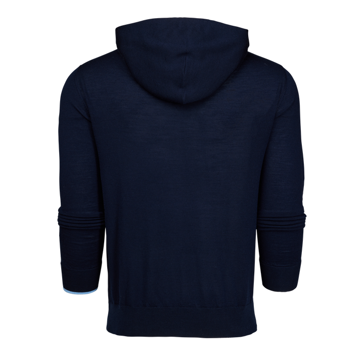 Mens Saratoga Sweater Hoodie - Tropical Weight Merino Wool Hooded