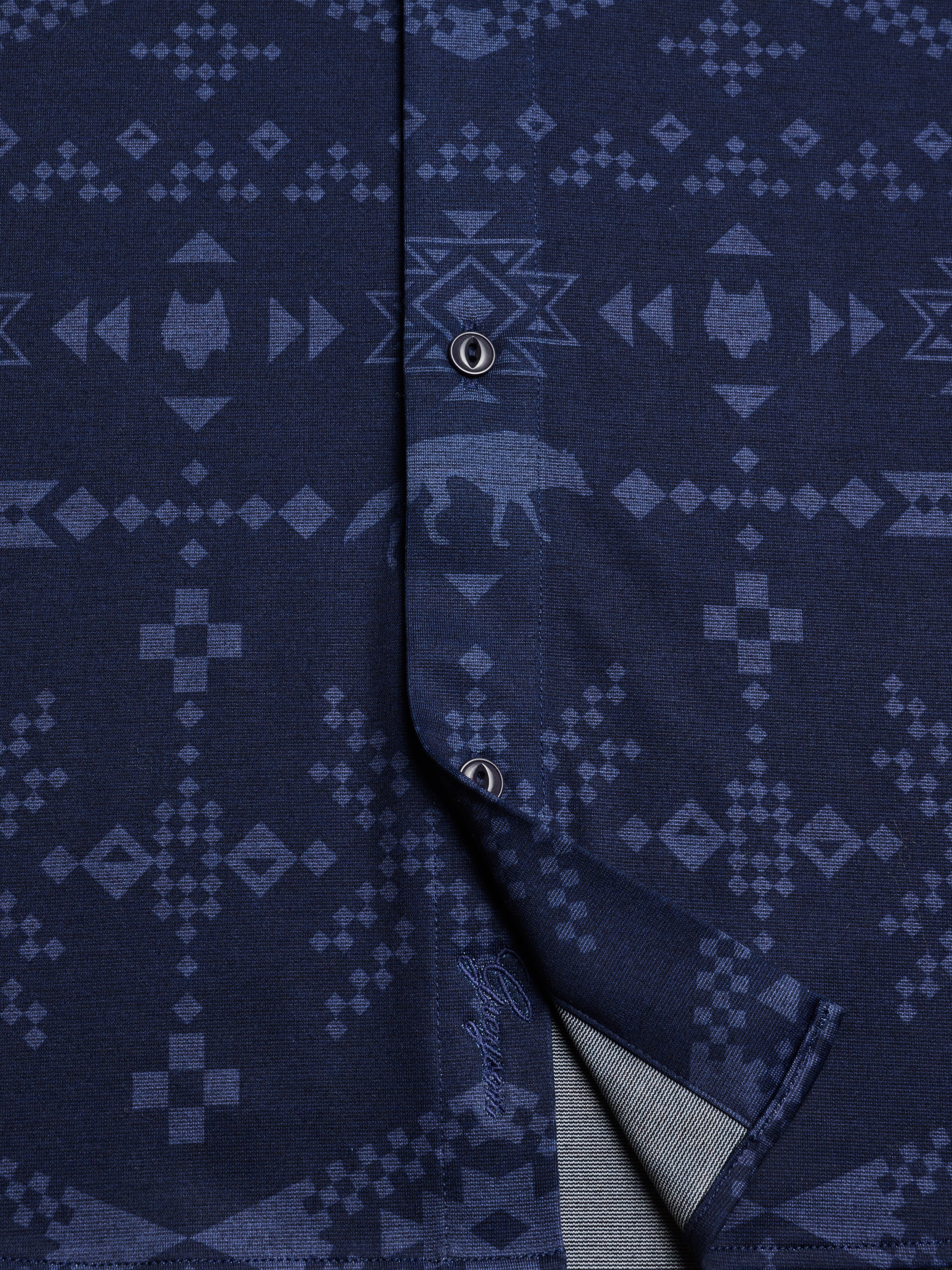 トップス Grosgrain placket shirt Grosgrain placket shirt