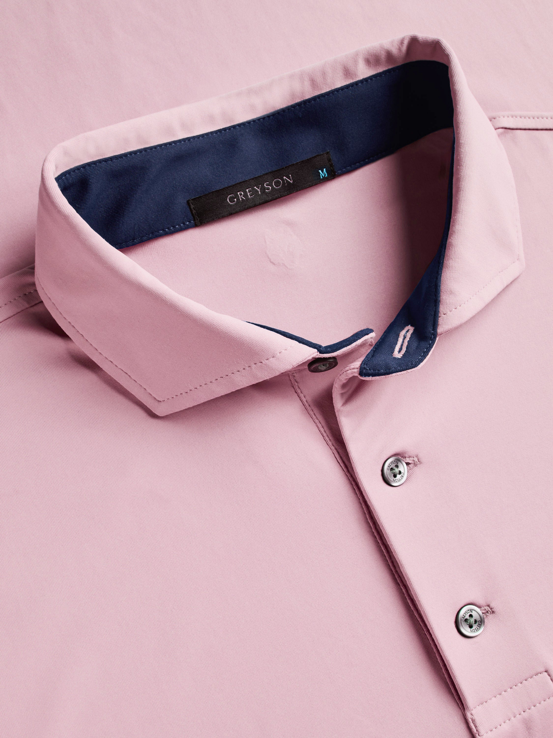 Mens Cayuse Short Sleeve Polo - Performance Knit Polo with Spread