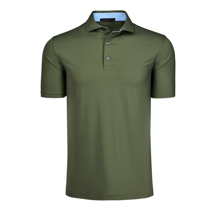 Mens Cayuse Short Sleeve Polo - Performance Knit Polo with Spread