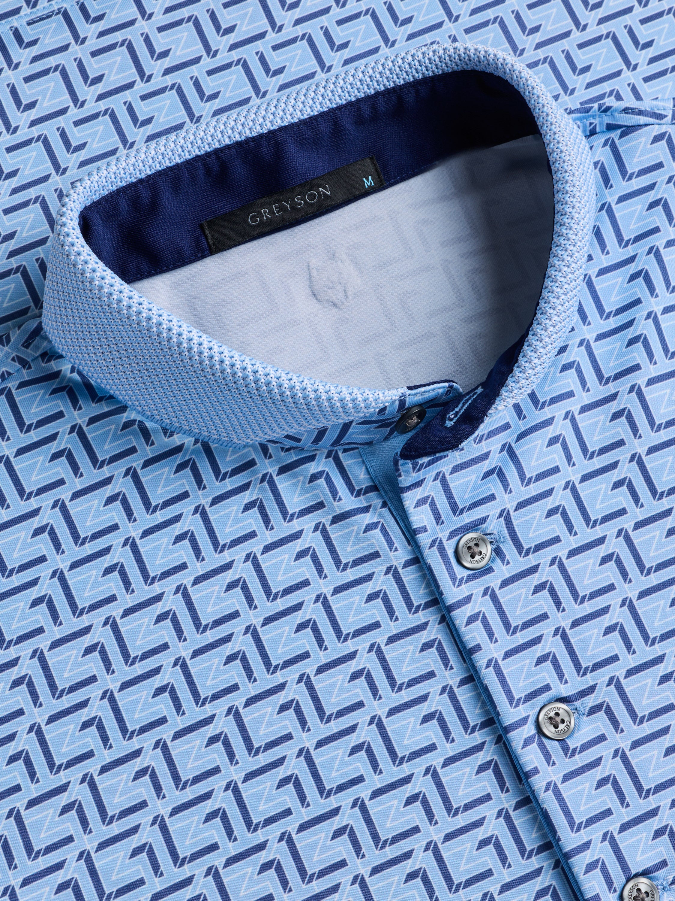 Mens The 313 Short Sleeve Polo - Performance Printed Polo with