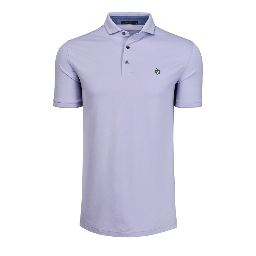 Mens Wolf Icon Short Sleeve Polo - Performance Stretch Cotton Polo with ...