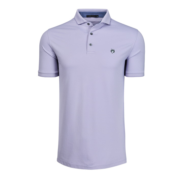 Mens Wolf Icon Short Sleeve Polo - Performance Stretch Cotton Polo