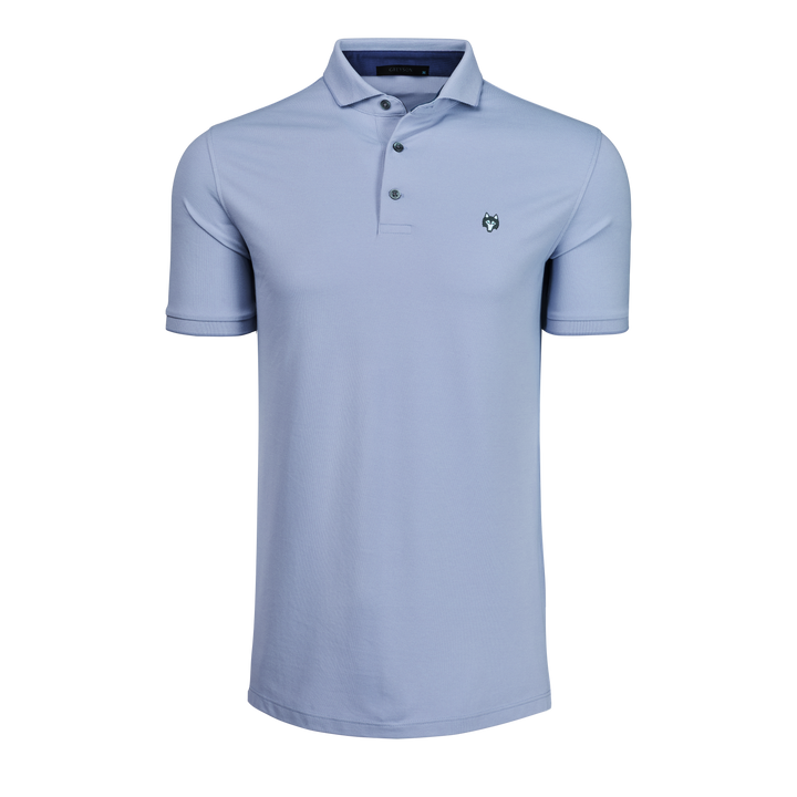Mens Wolf Icon Short Sleeve Polo - Performance Stretch Cotton Polo