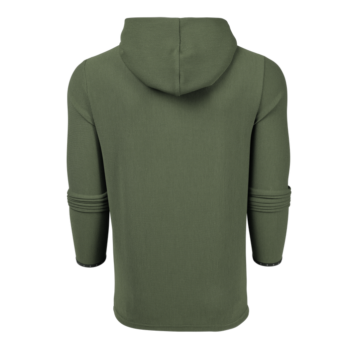 Mens Traverse Waffle Hoodie - Lightweight Stretch Hoodie | Greyson