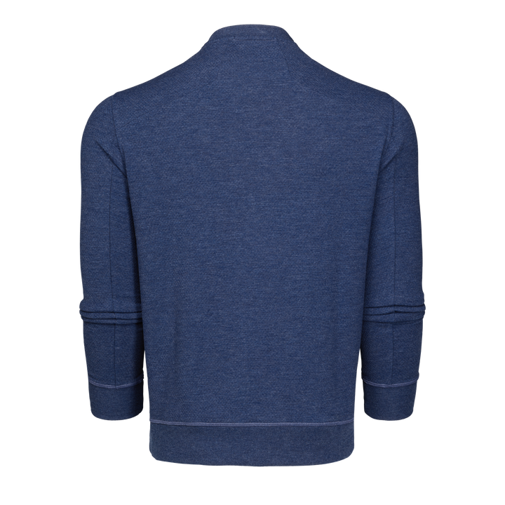 Mens Troy Crewneck - Textured Stretch Performance Sweatshirt