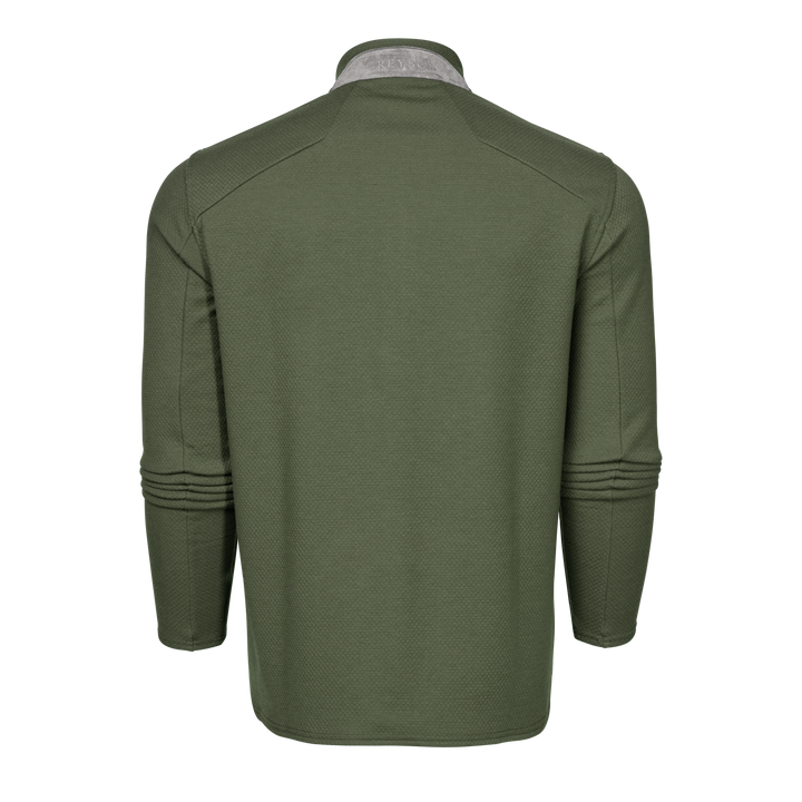 GREYSON グレイソン　ハーフジップ　長袖シャツ　緑　メンズ　グリーン　 M Mens Troy Quarter-Zip - Midweight Textured Fleece Quarter-Zip