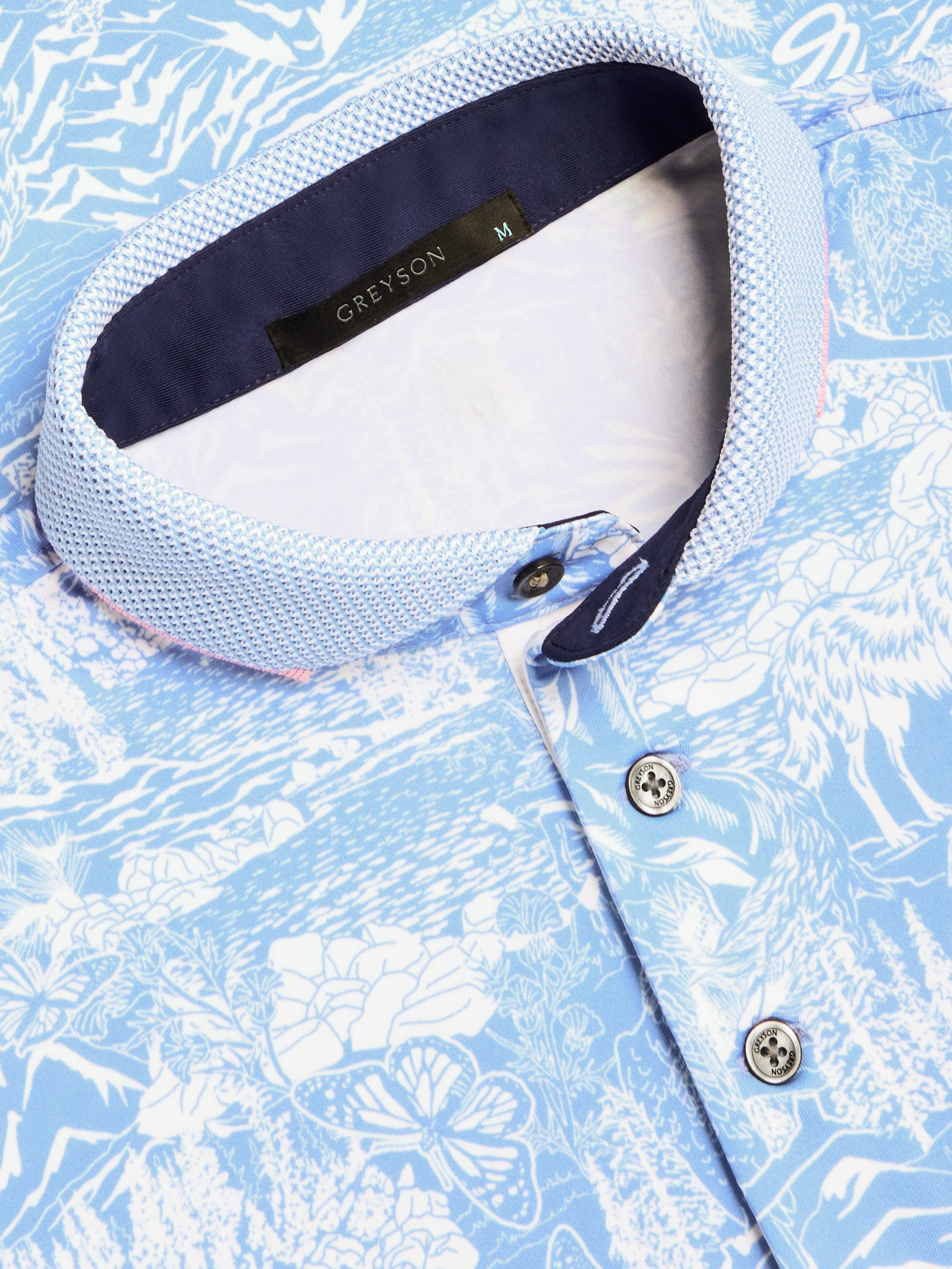 Mens Lake Tahoe Short Sleeve Polo - Limited-Edition Performance