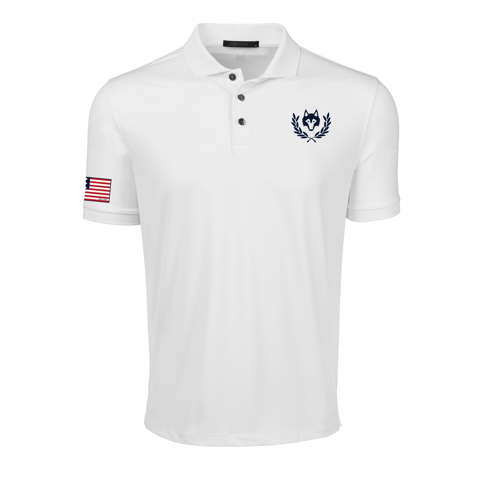 Laurel Racquet Wolf Guide Sport Short Sleeve Polo