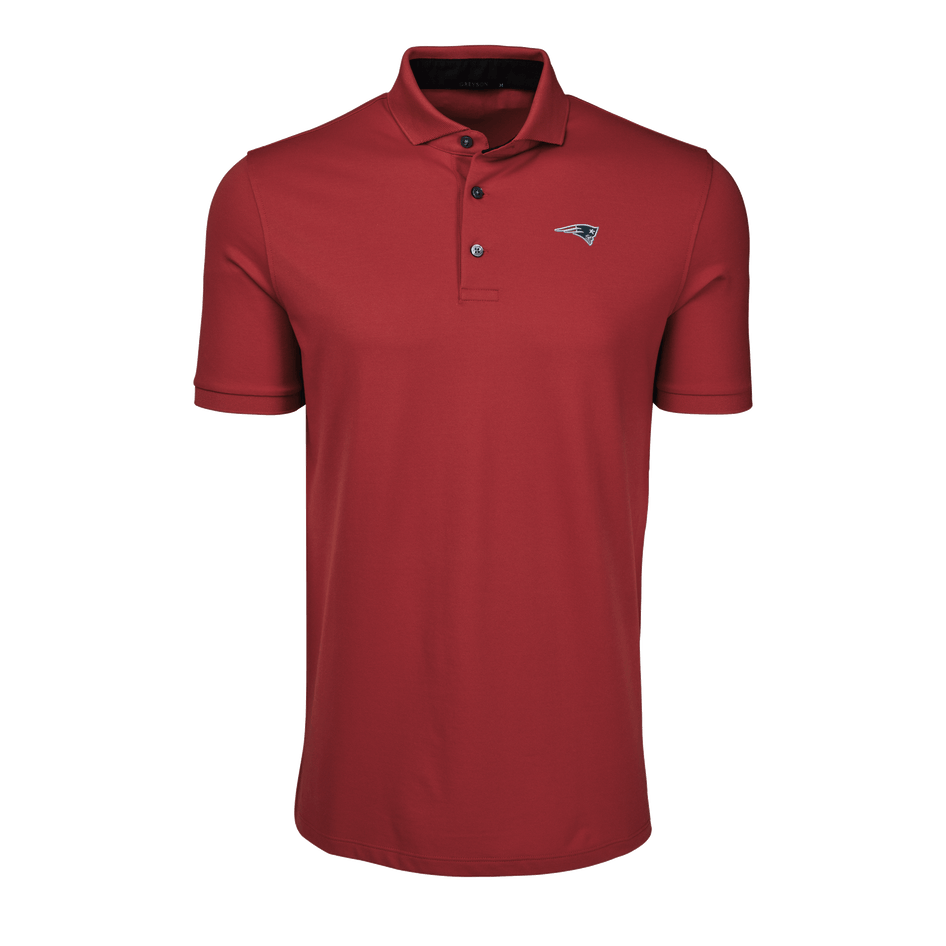 New England Patriots Wolf Short Sleeve Polo