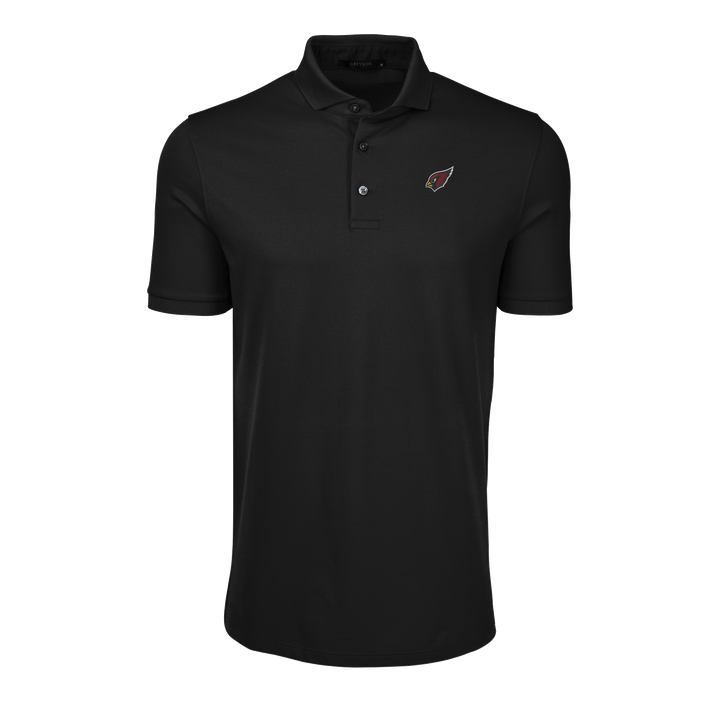 Mens Arizona Cardinals Wolf Short Sleeve Polo - Performance