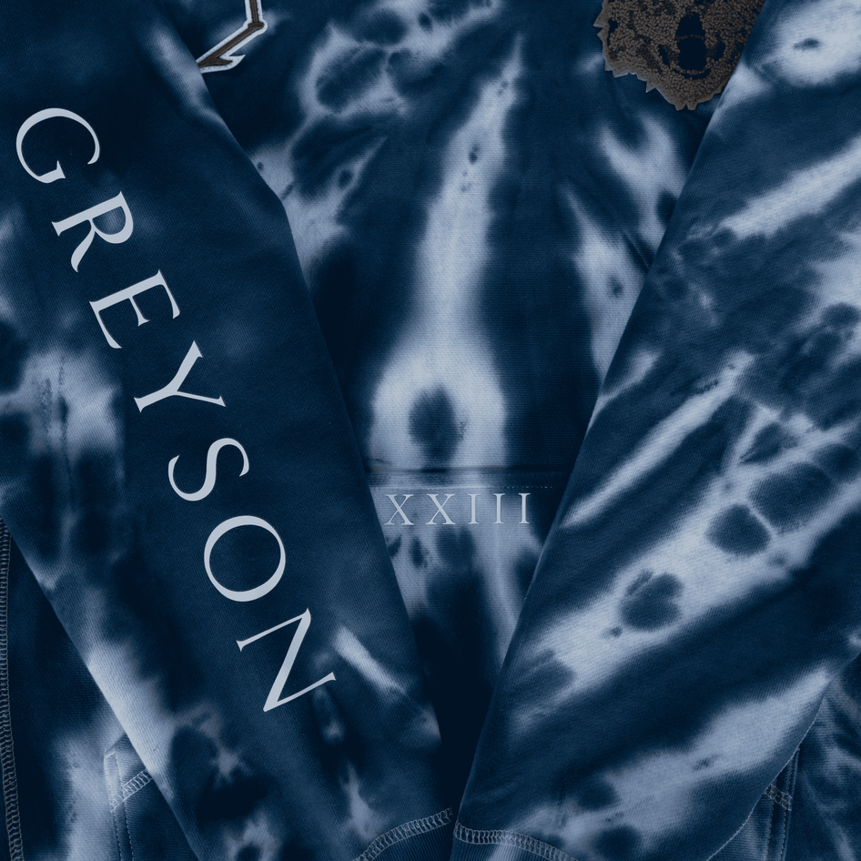 Greyson Clothiers Fireside Tie Dye Hoodie in ARCTIC