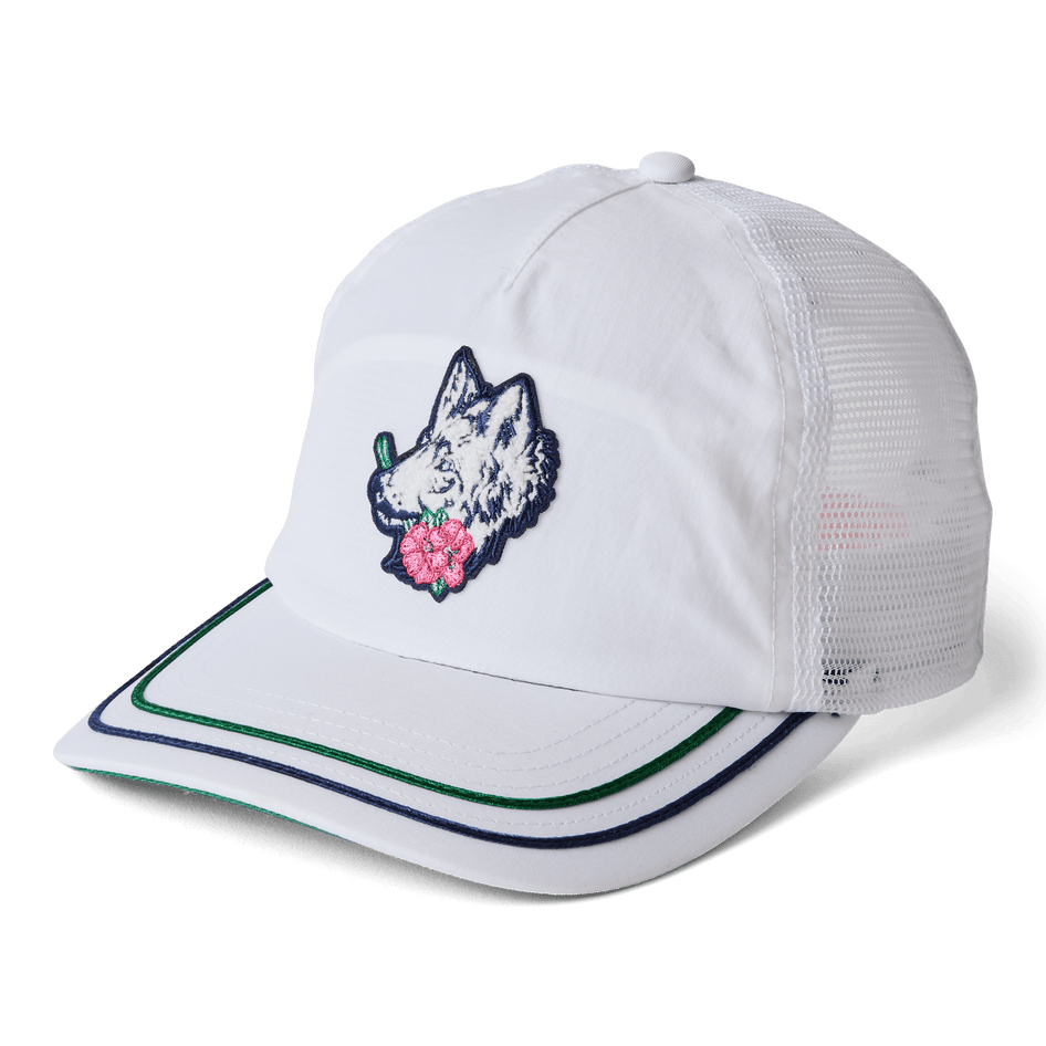 Greyson Clothiers Garden Wolf Trucker Hat in ARCTIC