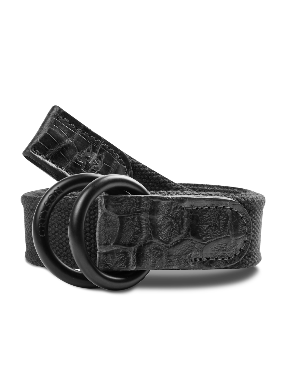 Canvas Croc O Ring Belt Greyson Clothiers