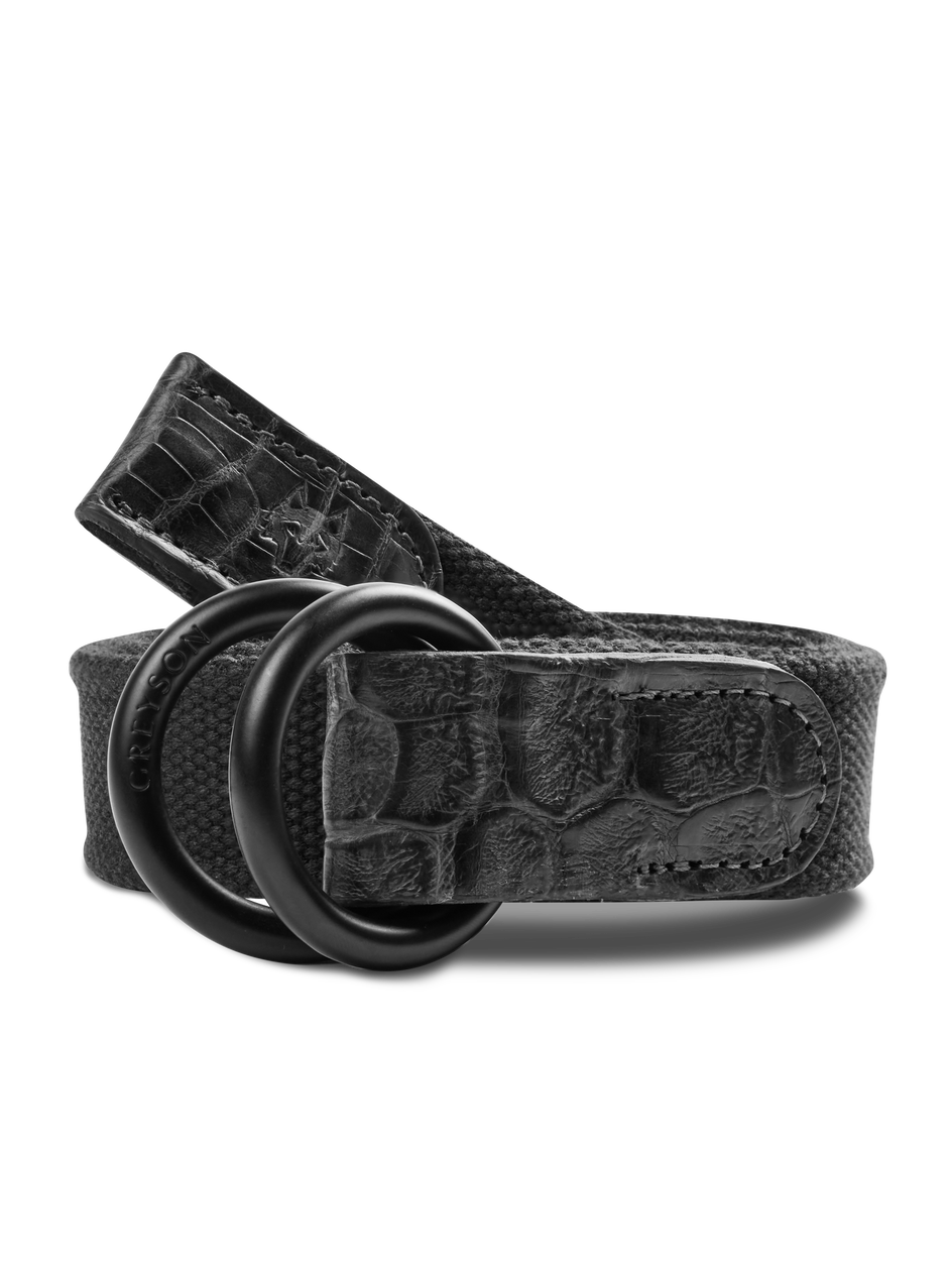 Canvas Croc O-Ring Belt