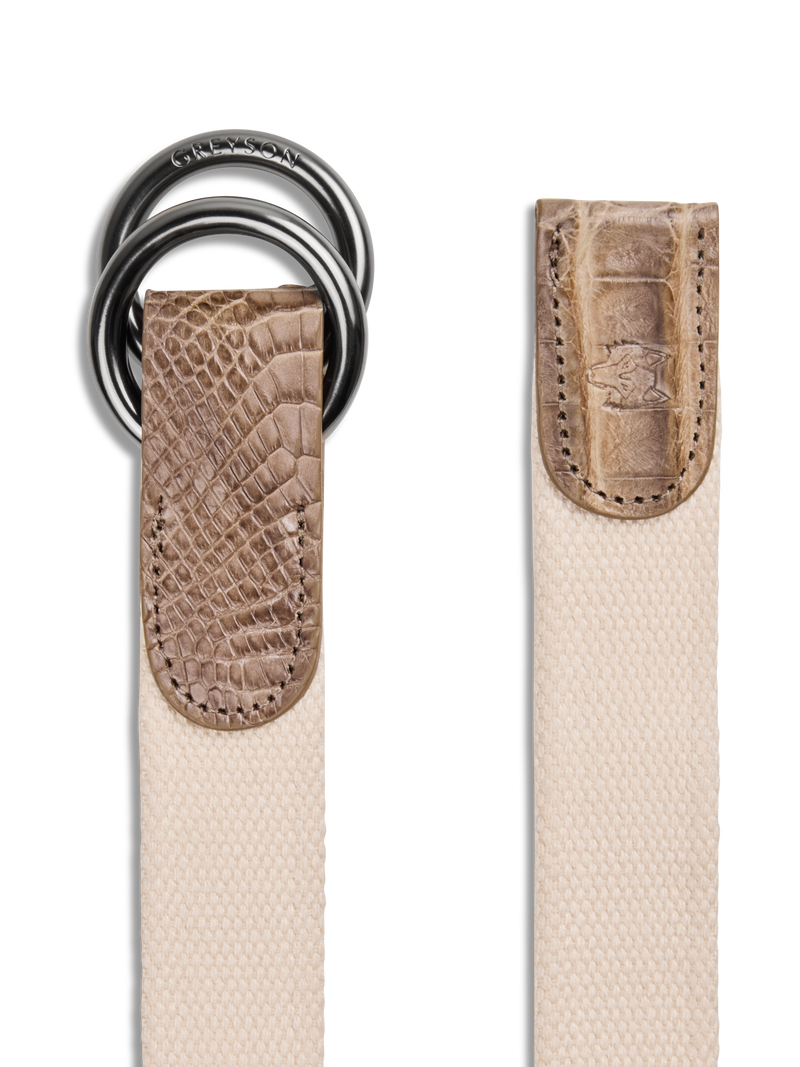 Greyson Clothiers Canvas Croc O-Ring Belt