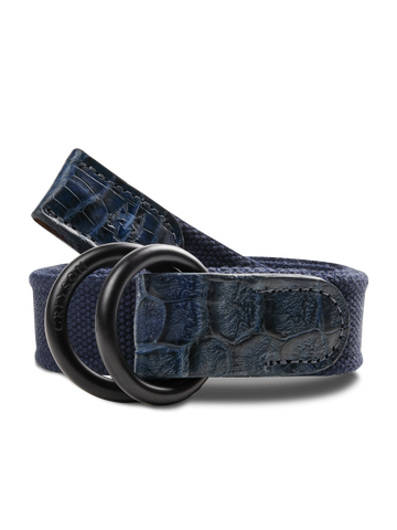 Canvas Croc O-Ring Belt