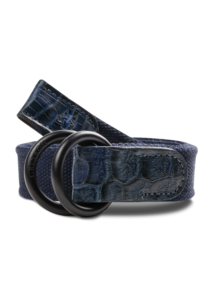 Mens Canvas Croc O-Ring Belt | Greyson Clothiers