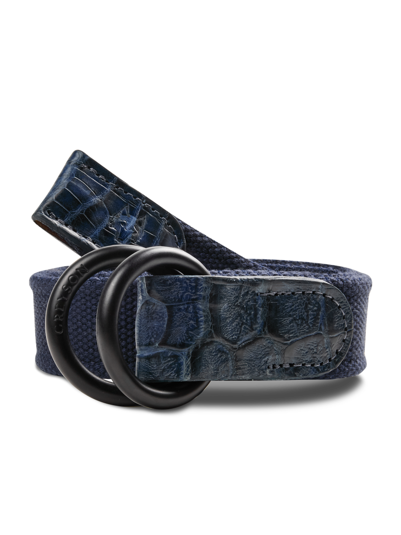 Canvas Croc O-Ring Belt