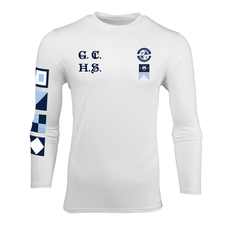 Greyson Clothiers H.S Nautical Guide Sport Long Sleeve Tee in ARCTIC