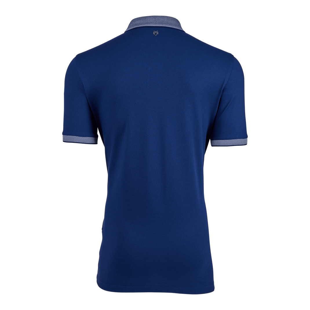 Garden Of Wolves Cherokee Polo – Blue – Greyson Clothiers