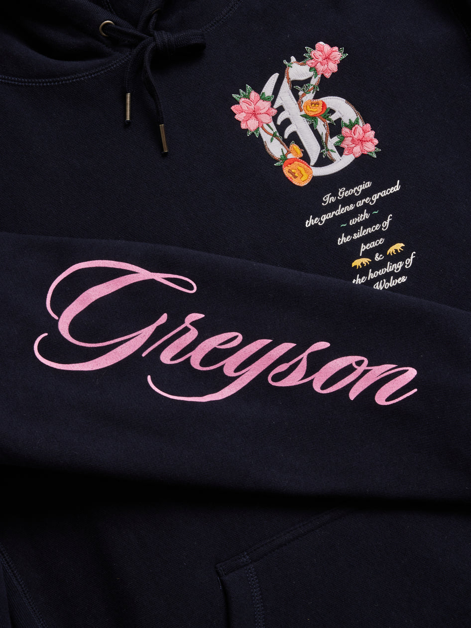 Greyson Clothiers Georgia Fireside Hoodie in MALTESE BLUE