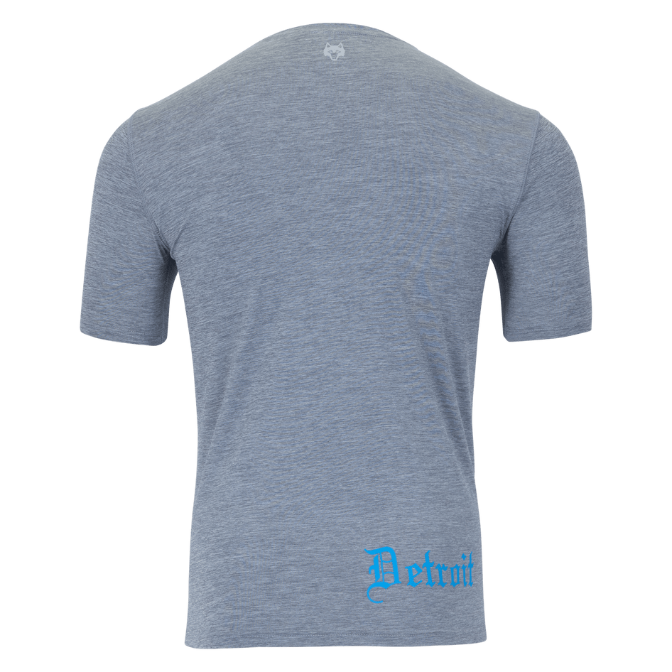 Greyson Clothiers Greyson x Detroit Lions Guide Short Sleeve Tee in SMOKE HEATHER