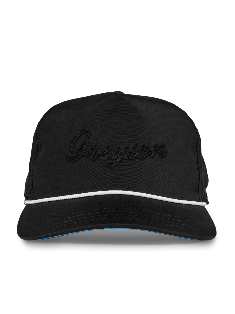 Greyson Puff Script Rope Hat