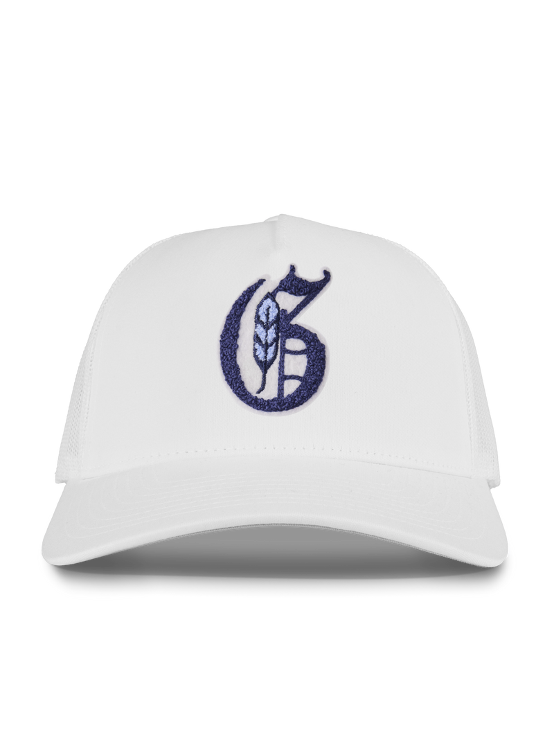 Feathers Gothic G Trucker Hat