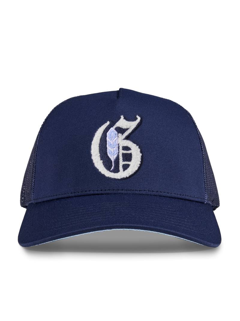 Feathers Gothic G Trucker Hat