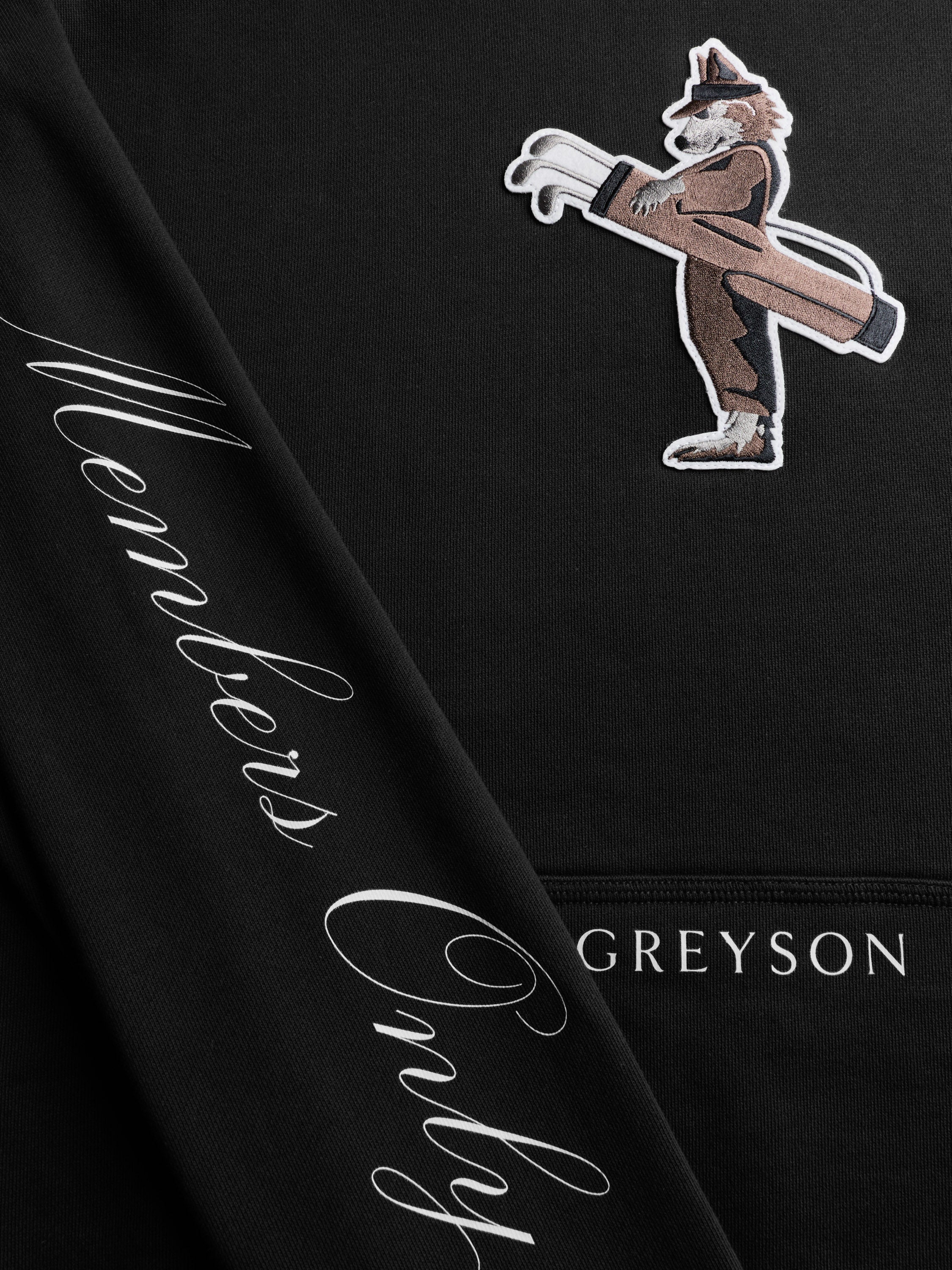 Mens Members Only Wolf Caddie Aspen Hoodie - Heavyweight Luxe