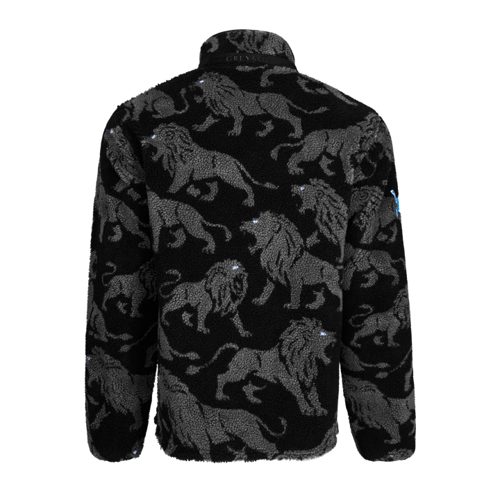 Mens Detroit Lions Sherpa Half-Zip Jacket - Limited Edition Sherpa