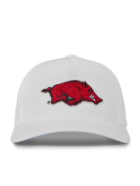 ?University of Arkansas Razorbacks Riffraff hat charlie southern: tailgating city trucker hat – Riffraff main image 3