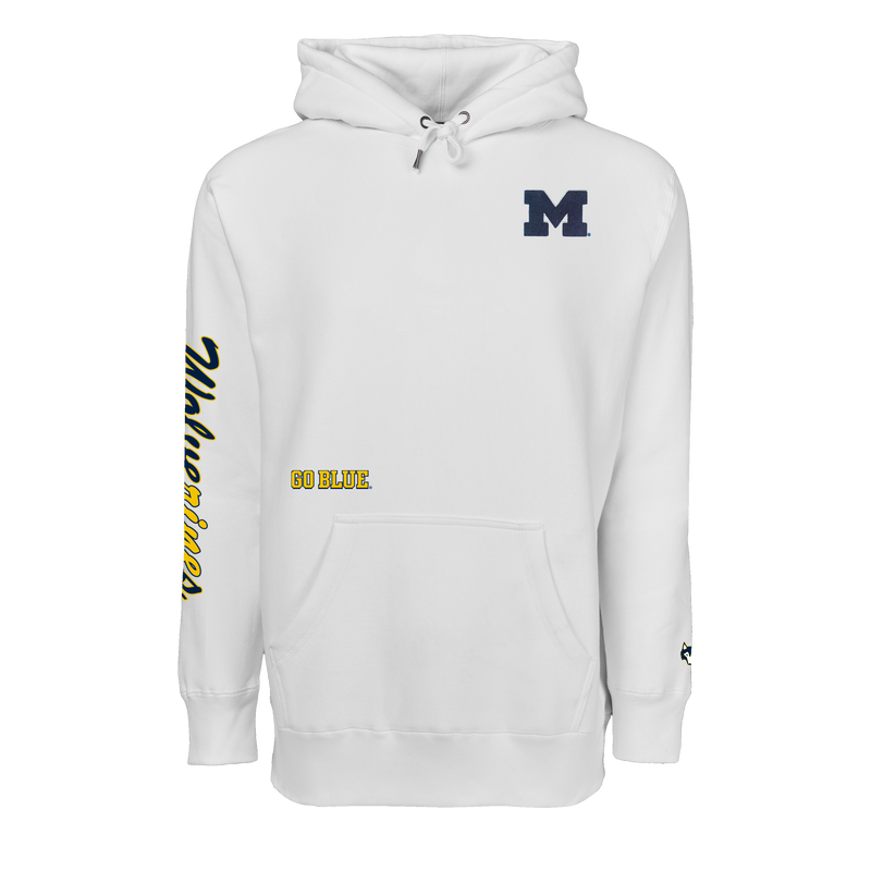 Greyson Clothiers University of Michigan Stadium Fireside Hoodie in ARCTIC