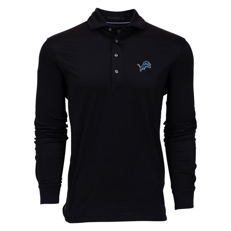 Detroit Lions Spirit Omaha Long Sleeve Polo