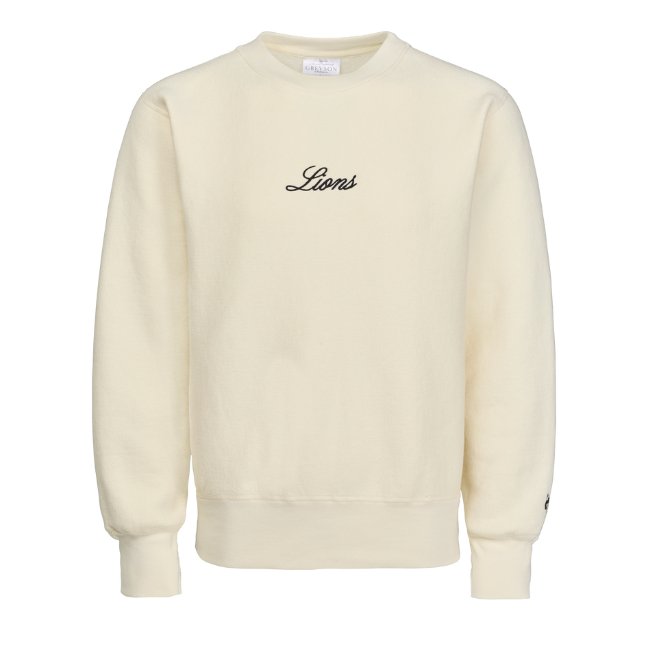 Greyson Clothiers Detroit Lions Soft Goods Natural Crewneck