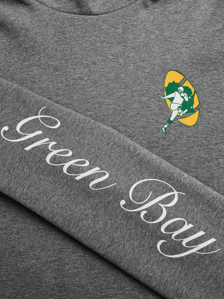 Men's Green Bay Packers Sequoia Hoodie in Grey, Size 2XL by Greyson Clothiers