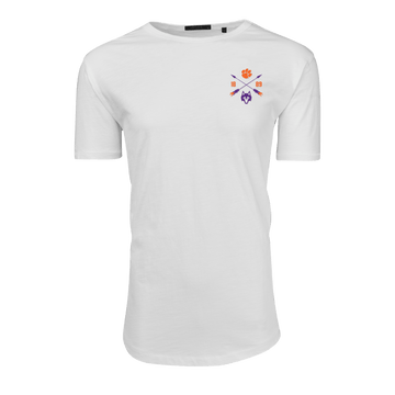 Greyson Clothiers Clemson Alpha Slub Tee in ARCTIC