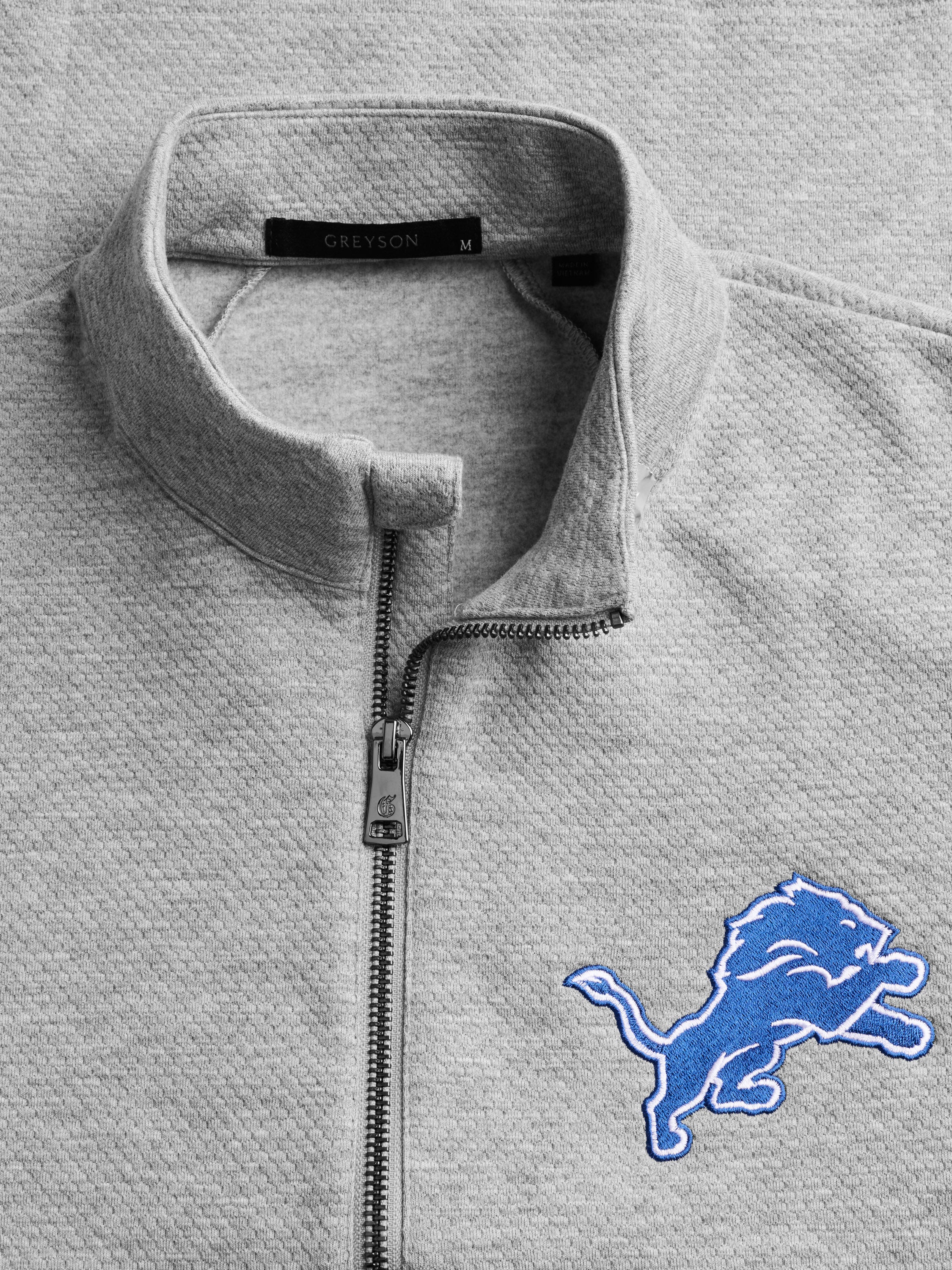 Mens Detroit Lions 313 Troy Quarter-Zip - Heavyweight Fleece