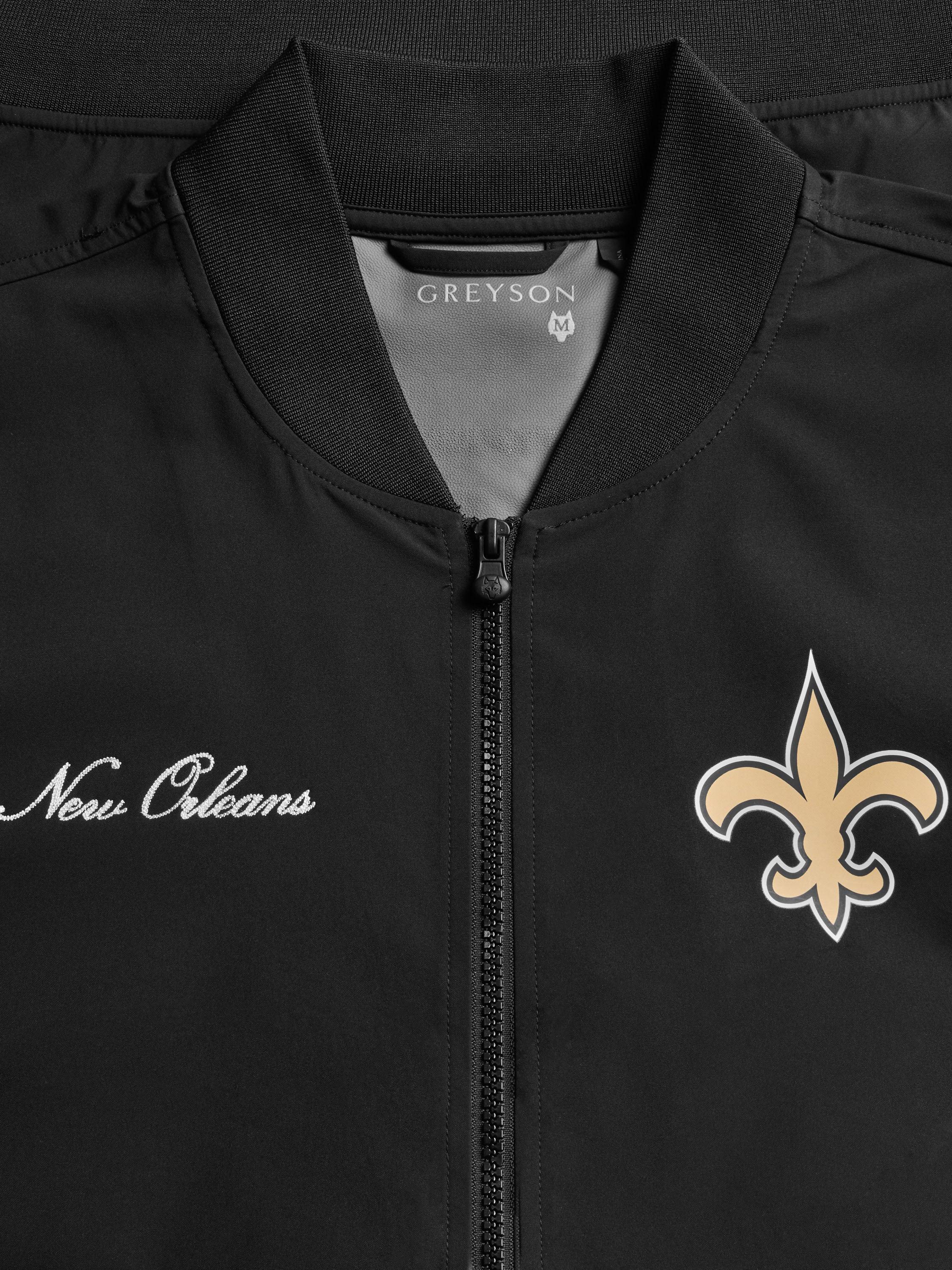 新品 定7万 barbell object sc jkt ブルゾン 即完売 Mens New Orleans Saints Arawak Jacket | Greyson Clothiers