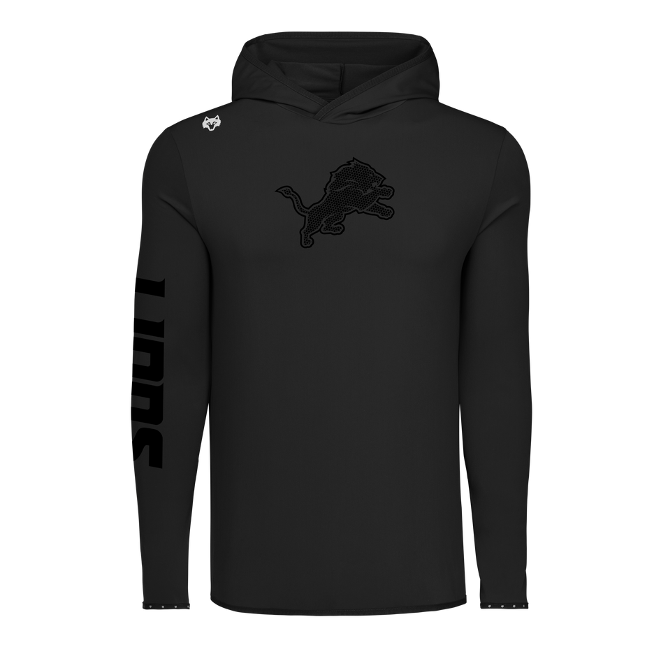 Detroit Lions Blackout Colorado Hoodie