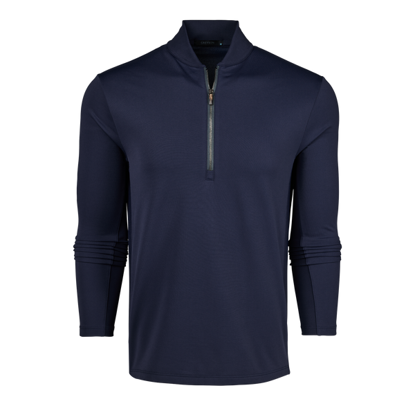 Mens Siasconset Quarter-Zip - Midweight Brushed Pique Quarter-Zip